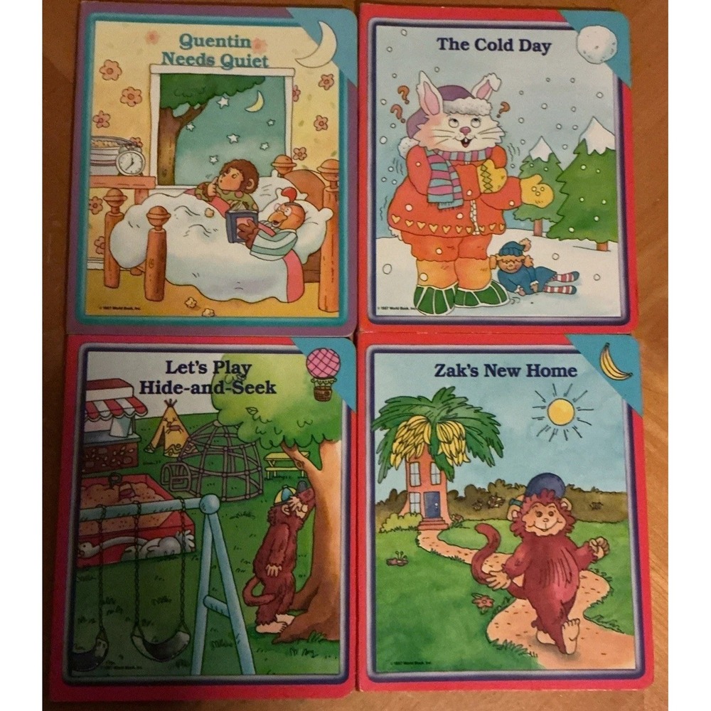 Lot Of‎ 4 1987 Early World Of Learning By World Book, Hard Cover